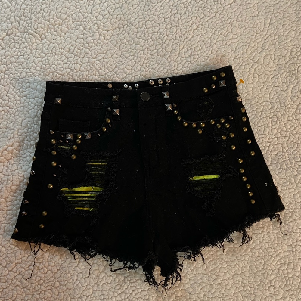 💕 5 items for $15 💕 Blank NYC Denim Jean Shorts studded Distressed